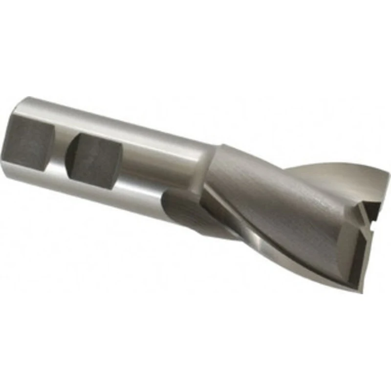 OSG 1-1/4, 1-5/8 LOC, 7/8 Shank Diam, 3-7/8 OAL, 2 Flute, Cobalt Square End Mill Single End, Uncoated, Spiral Flute, ...